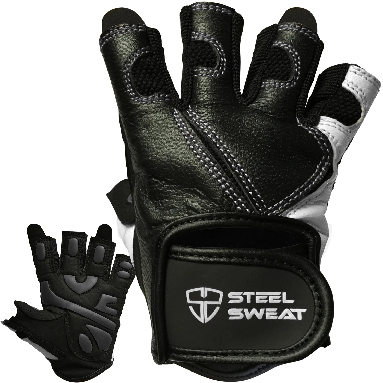 SCARR Leather Gloves - Black