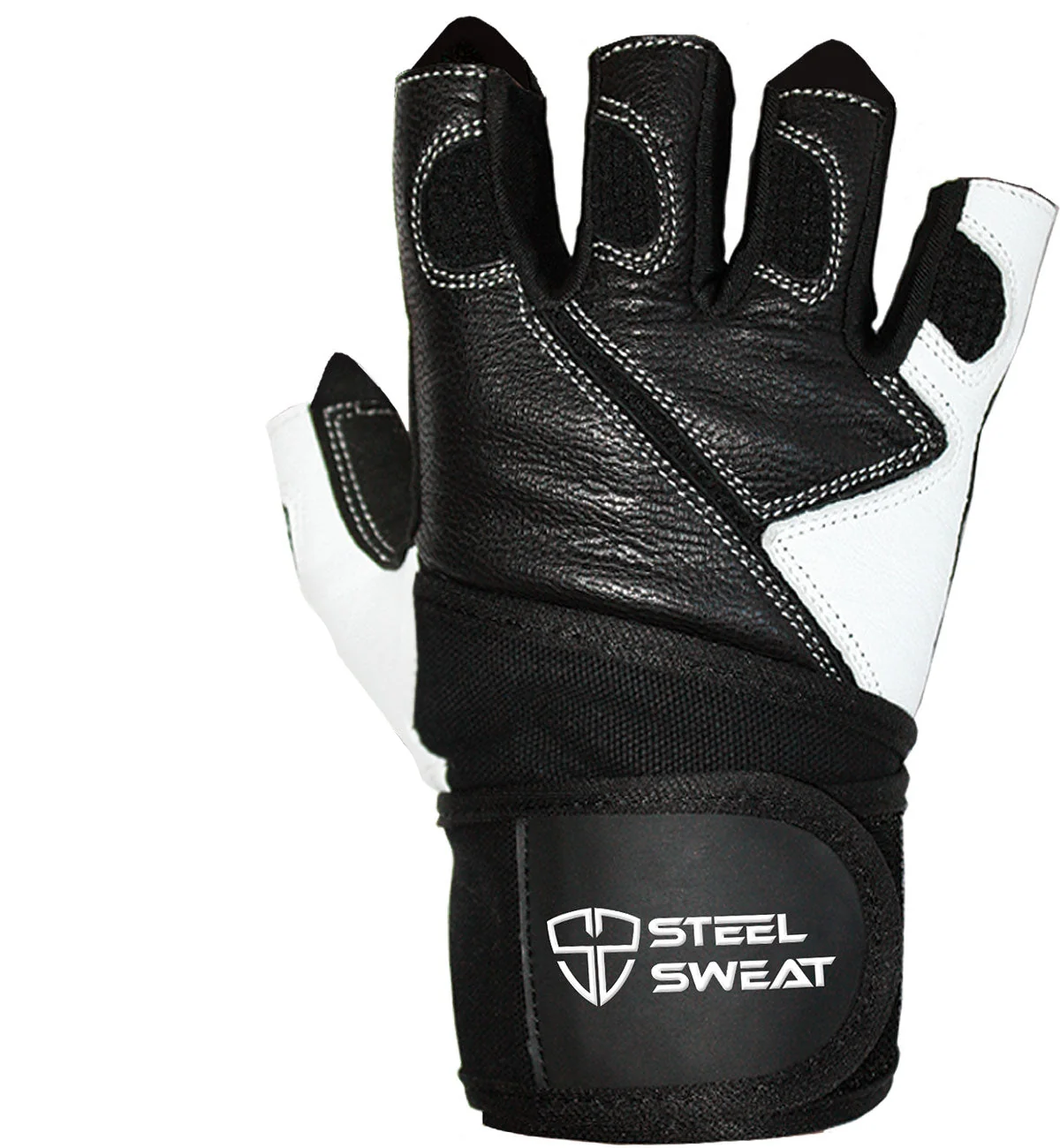 ZED Wrist Wrap Gloves - Black/White