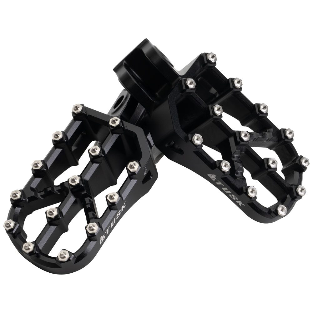Tusk Strike Billet Moto Foot Pegs